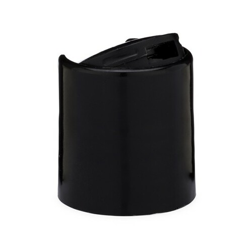 Black PP plastic 20-410 smooth Closure Disc Top Cap